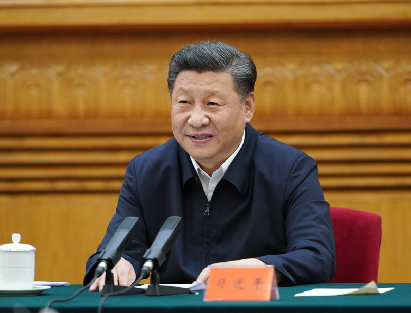 7月21日，中共中央總書記、國家主席、中央軍委主席習(xí)近平在京主持召開企業(yè)家座談會(huì)并發(fā)表重要講話。新華社記者 岳月偉 攝